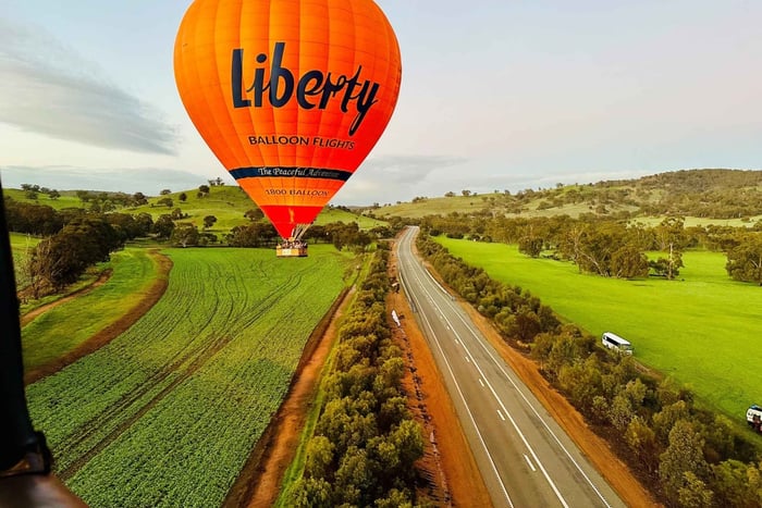 Perth : Vol en montgolfière dans la vallée d'Avon avec petit-déjeuner