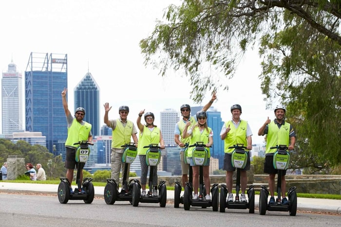 Perth Segway 1,5 tunnin Kings Park -kierros Perthissä