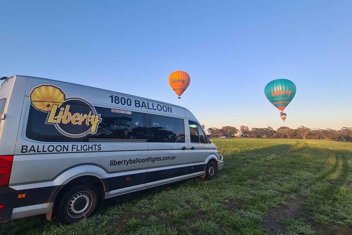 Perth till Northam: Ballongflygning inklusive skyttelbuss