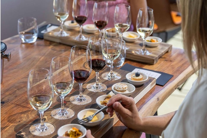 Swan Valley: degustação de vinhos e canapés na adega da Mandoon Estate