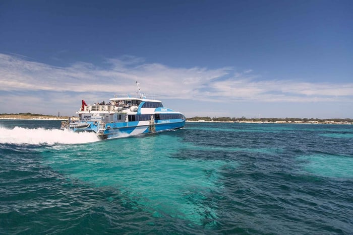 Perthistä tai Fremantlesta: Rottnest Island Ferry and Bus Tour