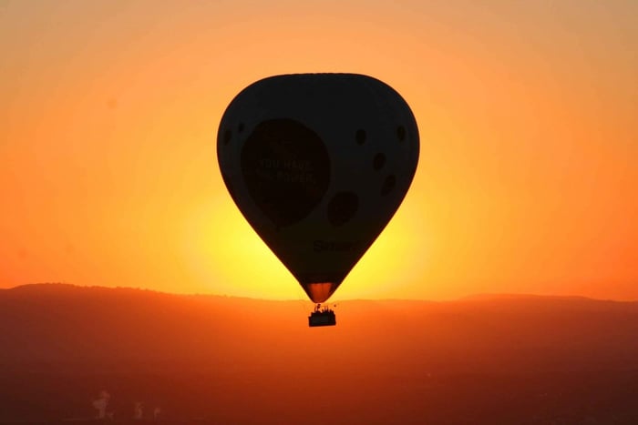 Avon Valley luftballonflyvning med morgenmad