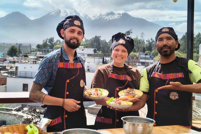Arequipa: Rooftop Peruvian Cooking Class — Max 6 People