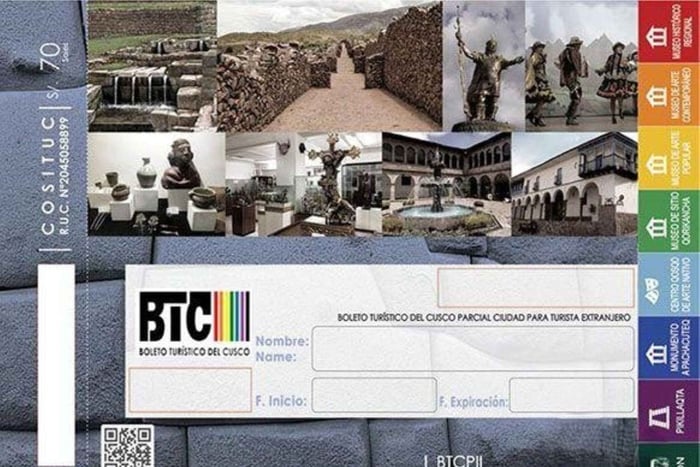 Cusco: Circuit II Entry Ticket for 8 Attractions