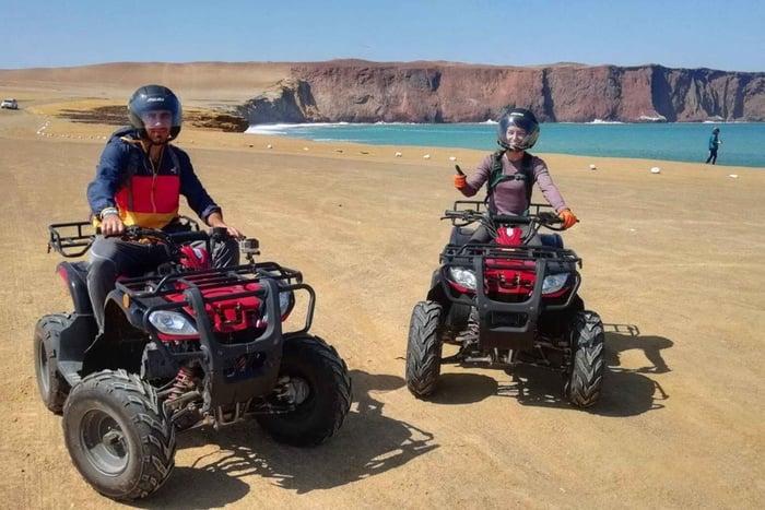 Exploring Ballestas Island and Paracas Reserve by Quad Bike