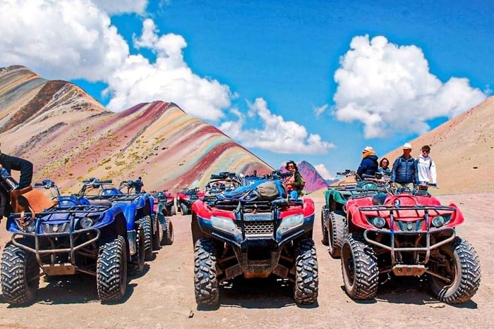 From Cusco: Four-Wheel Drive Tour to Seven Colors Mountain + Meals