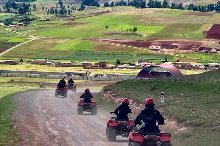 From Pisac: Moray & Maras ATV Adventure with Chocolate Tast
