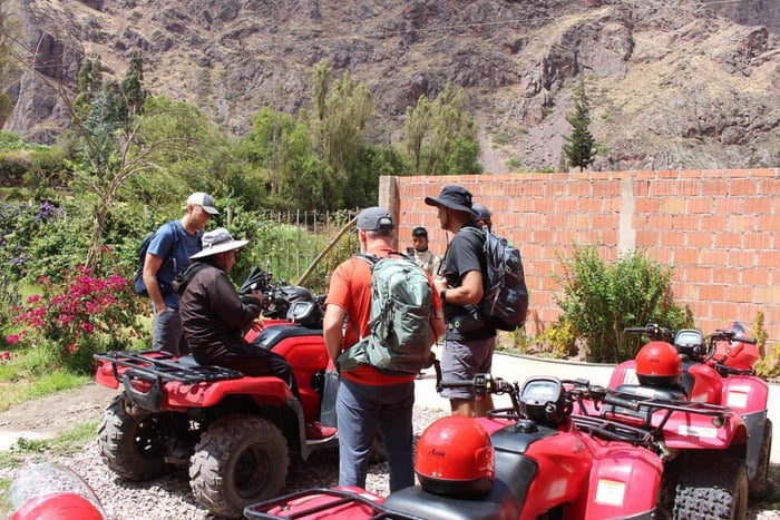From Sacred Valley: Private ATV Tour to Perolniyoc Waterfall