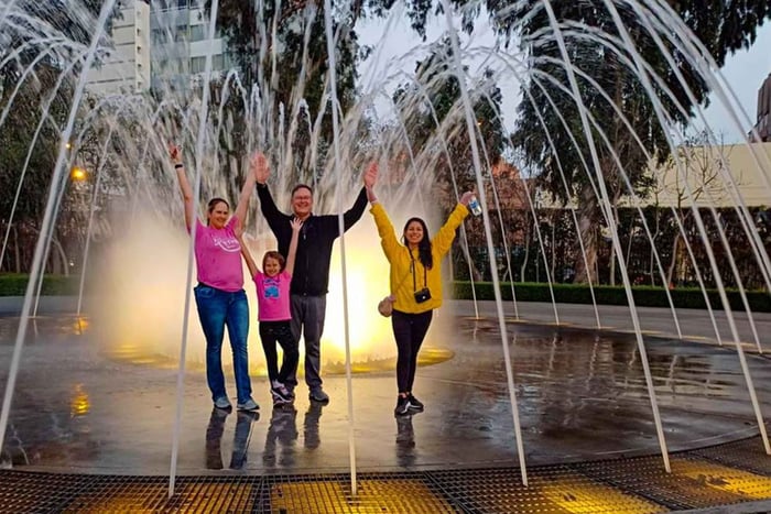 Visite de Lima en soirée : Circuit d'eau magique et spectacle de fontaines