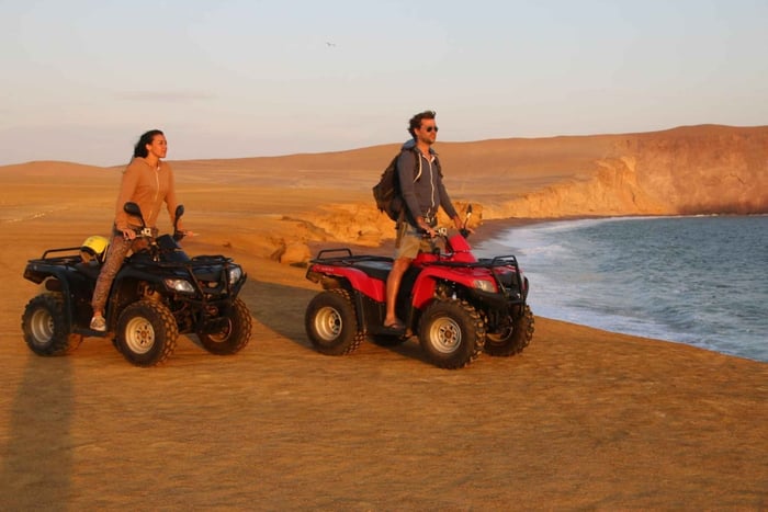Paracas: ATV/Quadriciclo ou Buggy na Reserva Nacional de Paracas