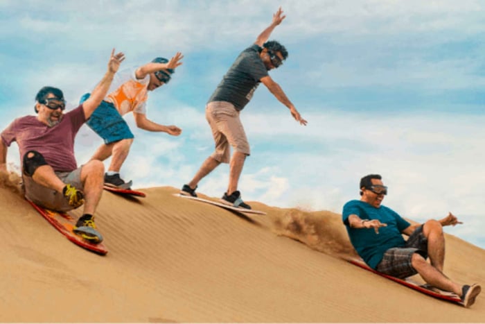 Paracas & Huacachina: Desert to Ocean Adventure one Day Tour