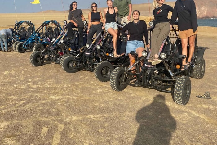 Paracas naturreservat: Fyrhjulingstur med solnedgång