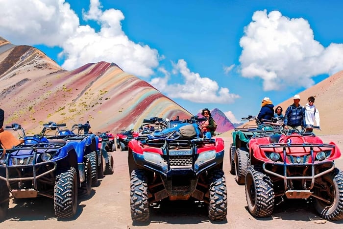 Rainbow Mountain ATV Tour, only 7 minutes walk
