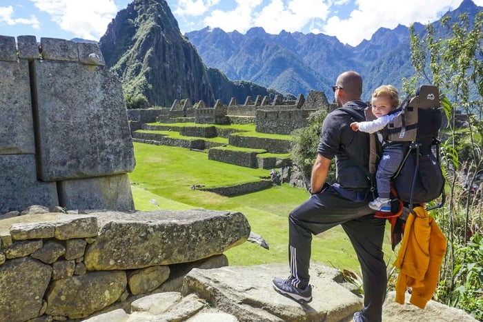Tour guide in Machu Picchu