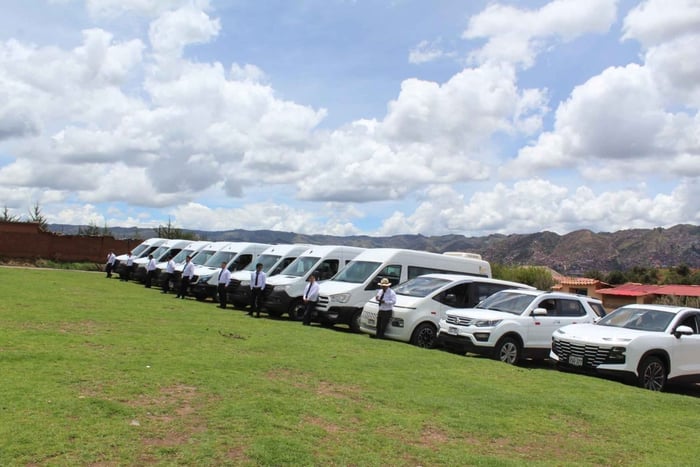 Transfer in van from train station of Ollantaytambo to Cusco