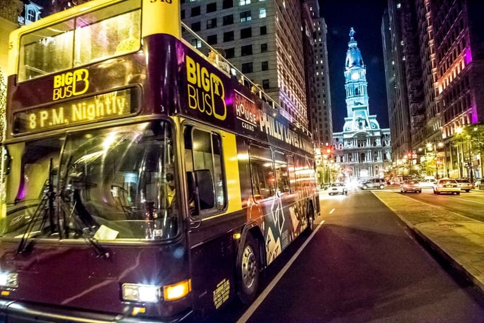 Visite nocturne de Philadelphie