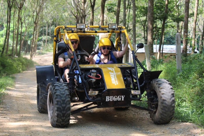 aventura en buggy de 1 hora por la jungla y visita al Gran Buda