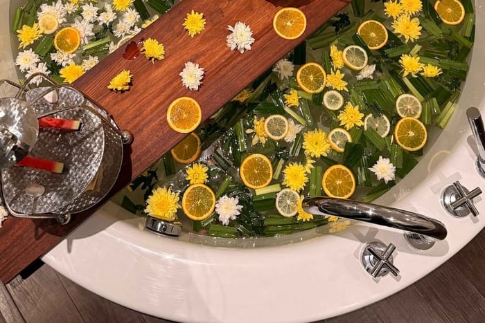 Banho de Flores e Massagem com Bebidas
