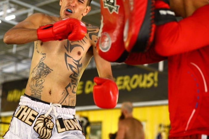 Muay Thai-træning hos Sutai Muay Thai
