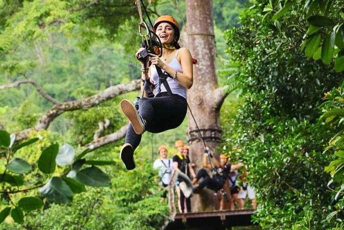 Phuket: Elephant Village & City Tour with Zipline & ATV