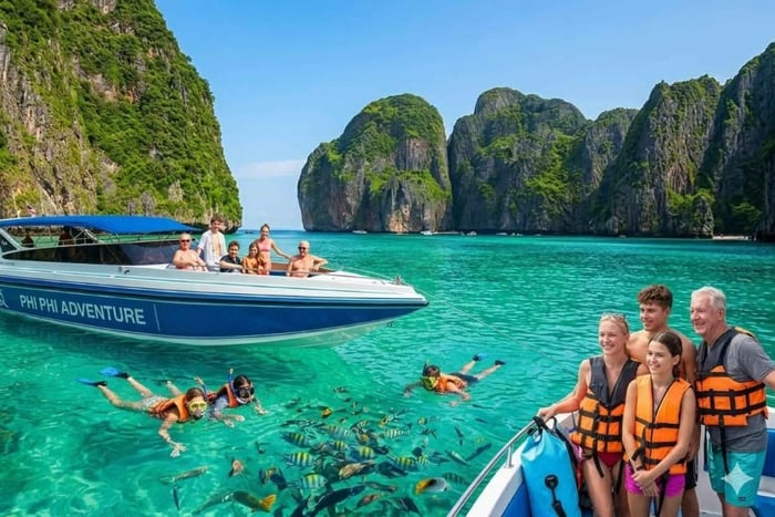 speedbootavontuur naar Phi Phi, Maya Bay en Maiton