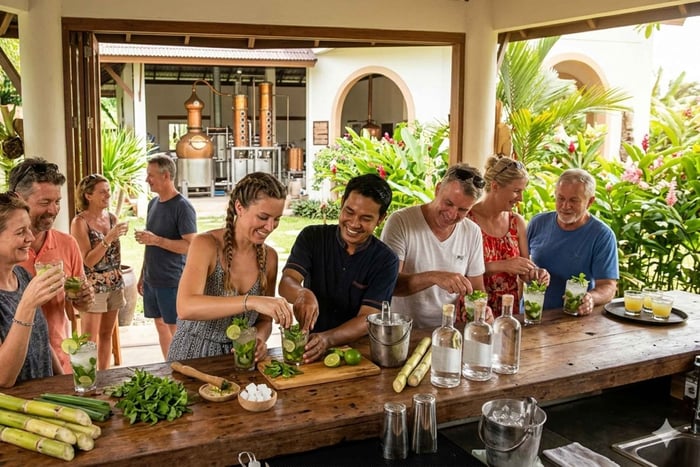 Private Transfer Rum Distillery Tour & Cocktails