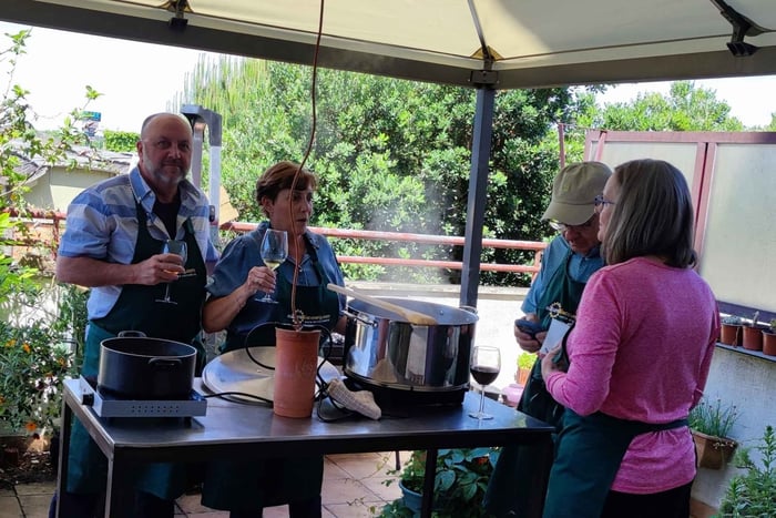 Francesinha-workshop met Jorge en Isabel