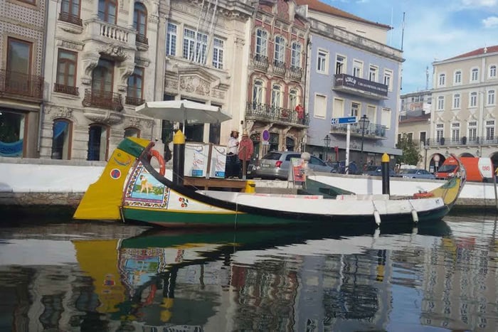 A partir do Porto: Excursão a Aveiro e Coimbra com passeio de barco Moliceiro