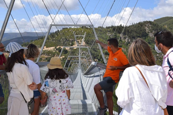Från Porto: Guidad tur på 516 Arouca-hängbron och Paiva Walkways