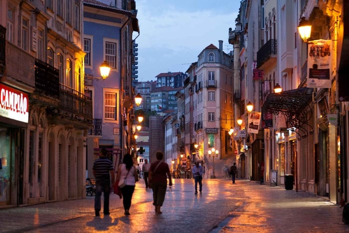 Transfer to Lisbon with stops in Nazare & Obidos
