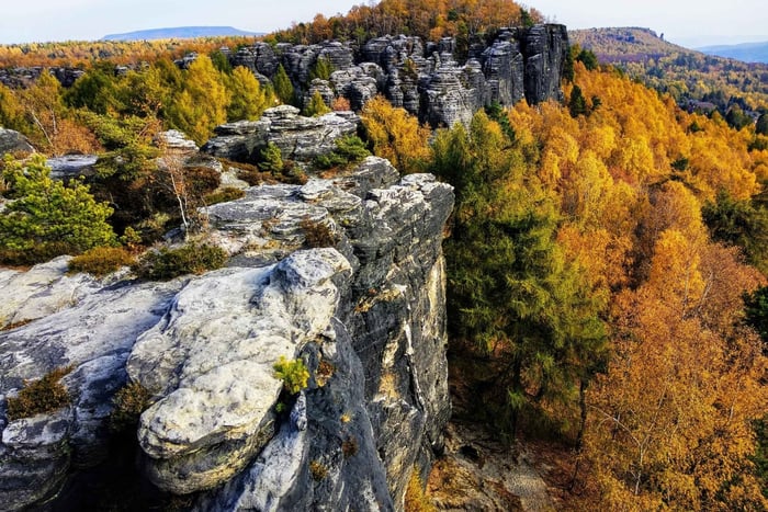 From Prague: Terezin Camp and Bohemian Switzerland Day Trip