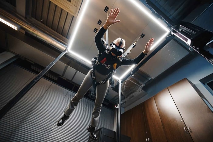 Prague : Simulateur de saut en parachute Hurricane Factory VR