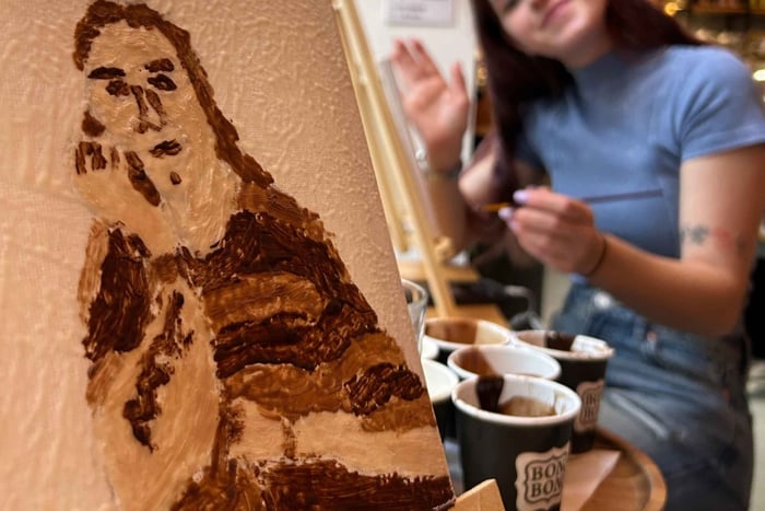 Chocoladeschilderen in Praag: creëren, proeven en ontspannen