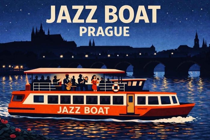 Prag: Jazz-Bootsfahrt mit Live-Konzert und optionalem Essen