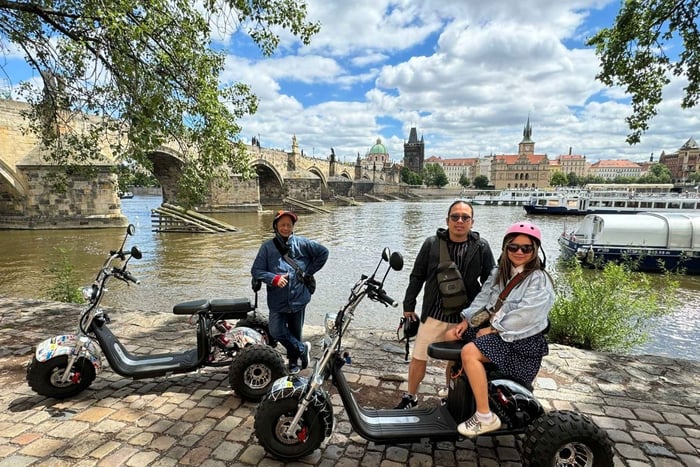 Prague Monastery & Panoramic Viewpoint Electric Trike Tour