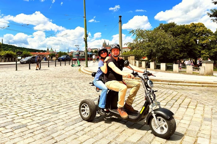 The Best ❤️ Trike Prague city tour live guided in English