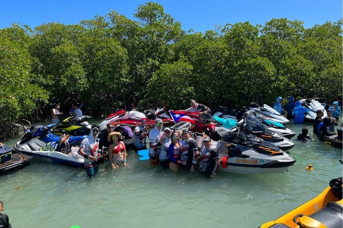 Punta Pozuelo, Guayama–Salinas: Geführtes Jetski-Insel-Hopping-Abenteuer