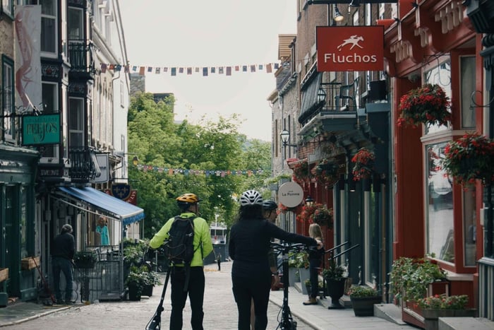 Electric Scooter Guided Tour of Quebec City