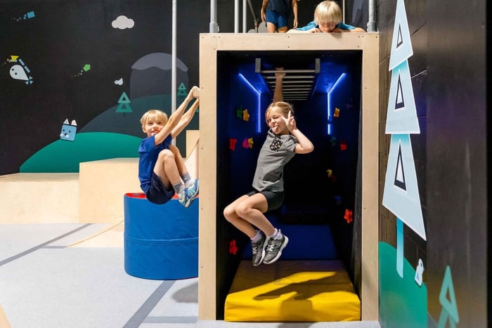 Québec City: JSB Parkour and Ninja access for children 7 years and younger