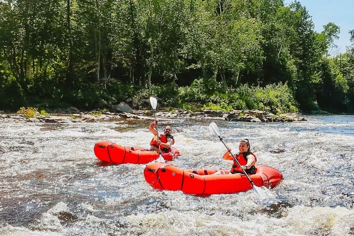 Quebec City: Montmorency River Inflatable Kayak Guided Tour