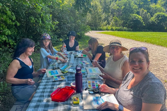 Québec City: Watercolor Workshop in the Heart of Nature