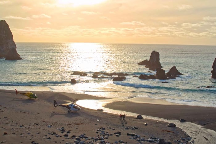Milford Sound & West Coast Beach Helicopter Tour | 75 mins