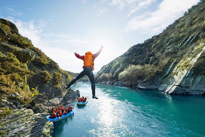 Queenstown: Kawarau River Rafting und Jetbootfahrt