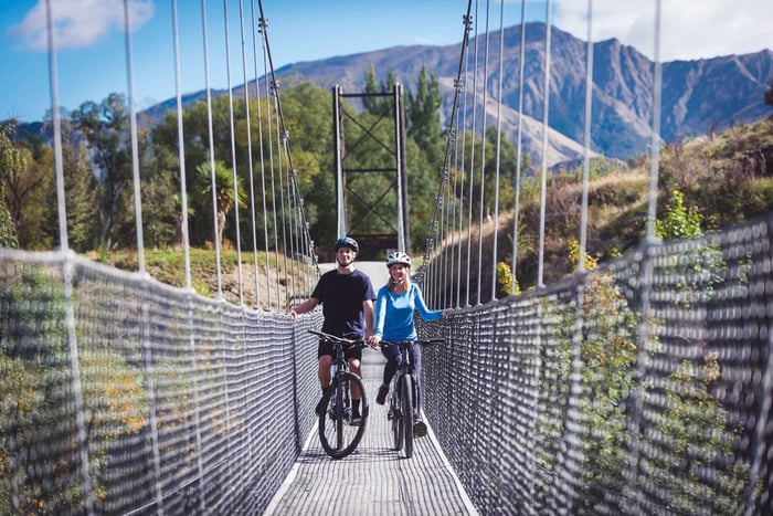 Queenstown: Selvguidet cykeltur på Arrow Bridges Trail