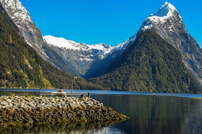 De Queenstown a Te Anau, solo ida, por Milford Sound con paseo en barco