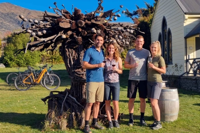 Tour pelas Vinícolas de E-bike e Garrafa de Vinho para Levar para Casa