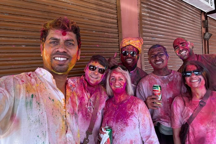 Tour privado de 7 días por el Triángulo Dorado con el Festival Holi 2027
