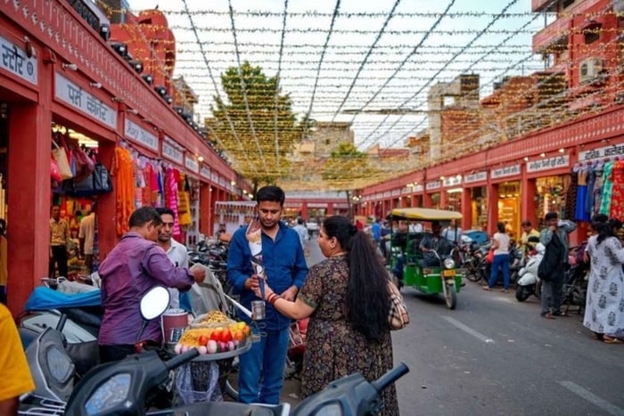 Culturele wandel- en eettour met gids in Jaipur.