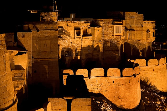 Ervaar Jaisalmer 's nachts (2 uur durende begeleide wandeling)