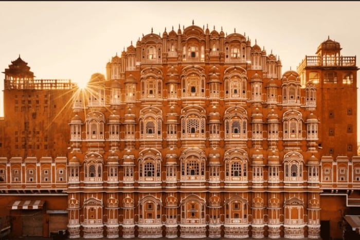 Excursão turística de 1 dia a Jaipur em tuk tuk.